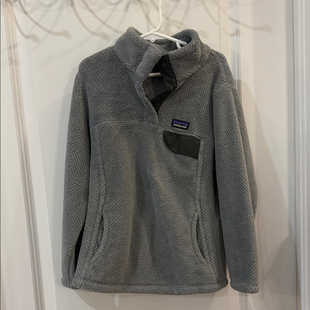PATAGONIA RE-TOOL SNAP-T PULLOVER FLEECE GIRLS SIZE S 7-8